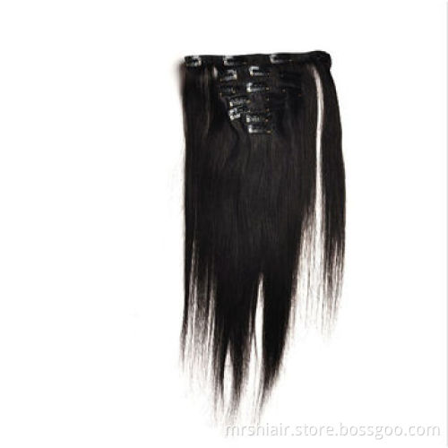 22-inch high-luminance color Brazilian Remy clip in hair